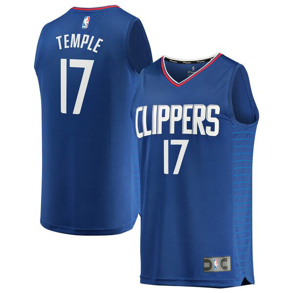 Maillot nba Los Angeles Clippers Icon Edition Homme Garrett Temple 17 Bleu